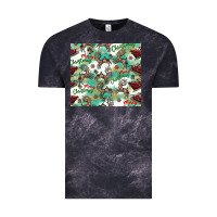 Cloud Black christmas magic pattern Vintage Tee - CowhideDigitalArt