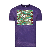Cloud Purple christmas magic pattern Vintage Tee - CowhideDigitalArt