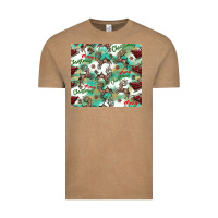 Vintage Coffee christmas magic pattern Vintage Tee - CowhideDigitalArt