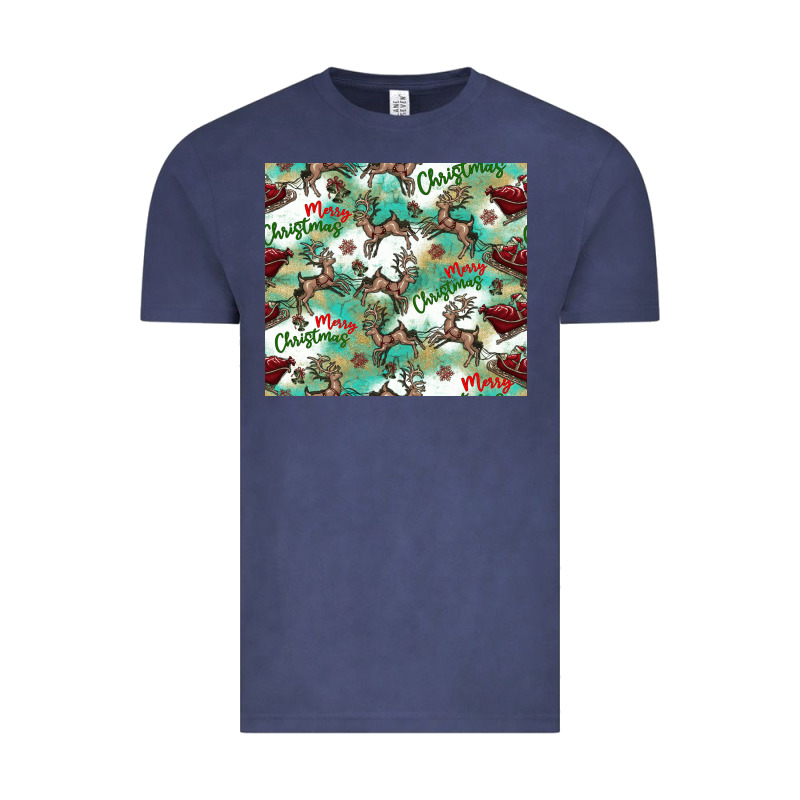 Christmas Magic Pattern Vintage Tee by CowhideDigitalArt | Teevron