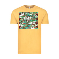 Vintage Mustard christmas magic pattern Vintage Tee - CowhideDigitalArt