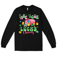 Black take your lucky charms st patricks Long Sleeve Tee - Artiststas