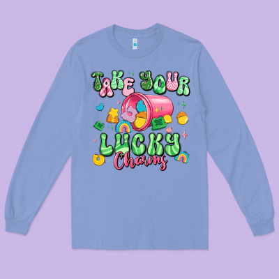 Take Your Lucky Charms St Patricks Long Sleeve Tee Designed By Artiststas