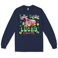 Navy take your lucky charms st patricks Long Sleeve Tee - Artiststas