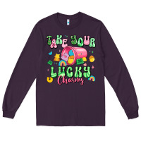 Plum take your lucky charms st patricks Long Sleeve Tee - Artiststas