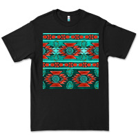 Black native american aztec seamless pattern 4 Premium Tee - BundleAndBundleShop
