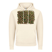 Vintage Artic leopard with green glitter Vintage Hoodie - Artiststas