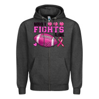 Charcoal Heather nobody fights alone Zipper Hoodie - RanaPortraitStore