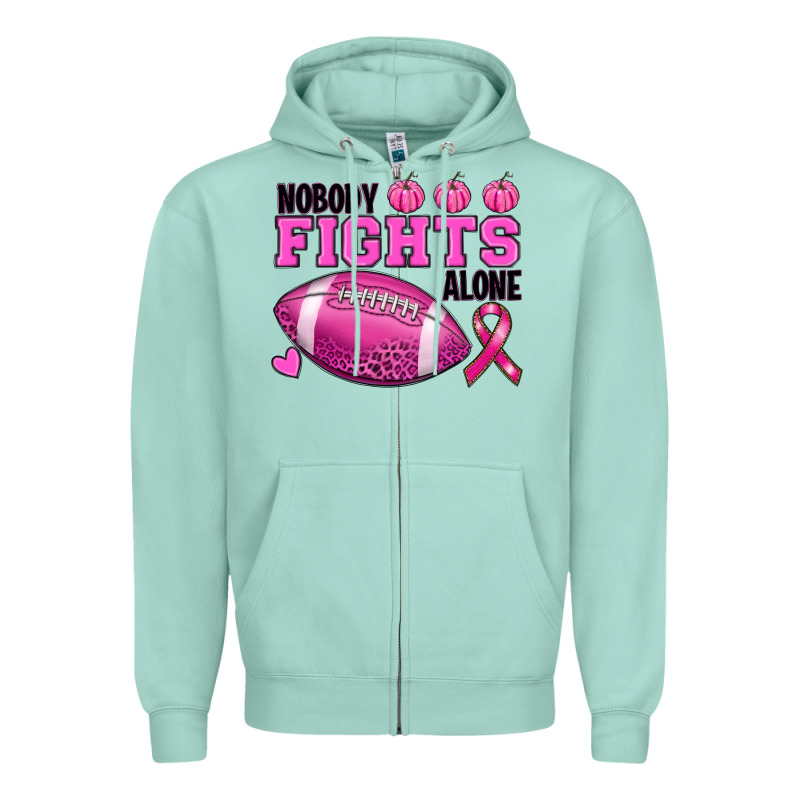 Nobody Fights Alone Zipper Hoodie by RanaPortraitStore | Teevron