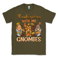 Army Green thanksgiving with my  gnomies Classic Tee - BarkalooDesign