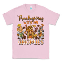 Bubblegum Pink thanksgiving with my  gnomies Classic Tee - BarkalooDesign