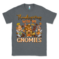 Charcoal Heather thanksgiving with my  gnomies Classic Tee - BarkalooDesign