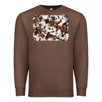 Chestnut cowhide leopard background Premium Sweatshirt - RanaPortraitStore