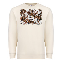 Sandshell cowhide leopard background Premium Sweatshirt - RanaPortraitStore