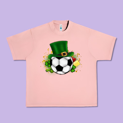 Football Ball Urban Heavy Tee Designed By Cowhidedigitalart
