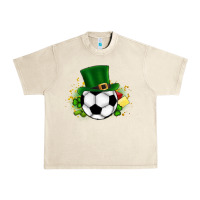 Sandshell Football Ball Urban Heavy Tee - CowhideDigitalArt