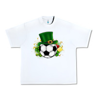 White Football Ball Urban Heavy Tee - CowhideDigitalArt