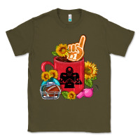 Army Green Western Football Coffee cup Classic Tee - FaDigitalArtStudio
