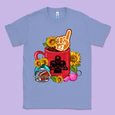 Western Football Coffee Cup Classic Tee Designed By Fadigitalartstudio