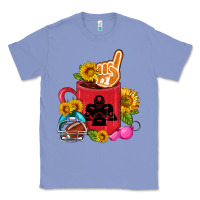 Colony Blue Western Football Coffee cup Classic Tee - FaDigitalArtStudio