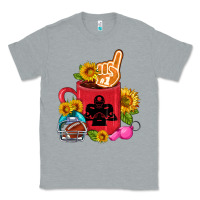 Heather Grey Western Football Coffee cup Classic Tee - FaDigitalArtStudio