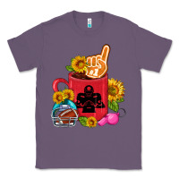 Lavender Western Football Coffee cup Classic Tee - FaDigitalArtStudio