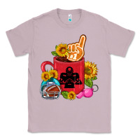 Lilac Western Football Coffee cup Classic Tee - FaDigitalArtStudio
