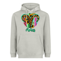 Moon Dust Aries Zodiac Sign Sunflower Leopard Serape Heavyweight Hoodie - RanaPortraitStore