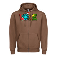 Chestnut christmas gemstone love Zipper Hoodie - RanaPortraitStore