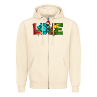 Sandshell christmas gemstone love Zipper Hoodie - RanaPortraitStore