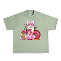 Oil Green Easter day coffee Urban Heavy Tee - CowhideDigitalArt