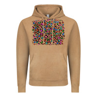 Vintage Camel leopard with multiple color glitters Vintage Hoodie - Artiststas