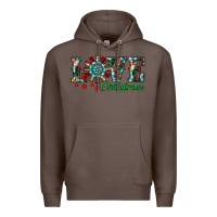 Coffee christmas love windmill Premium Hoodie - RanaPortraitStore