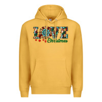 Mustard christmas love windmill Premium Hoodie - RanaPortraitStore