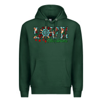 Sports Green christmas love windmill Premium Hoodie - RanaPortraitStore