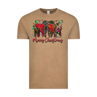 Vintage Coffee merry Christmas teeth Vintage Tee - CowhideDigitalArt