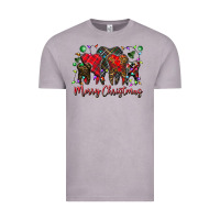 Vintage Zinc merry Christmas teeth Vintage Tee - CowhideDigitalArt