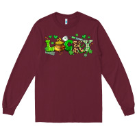 Burgundy lucky nurse Long Sleeve Tee - Artiststas