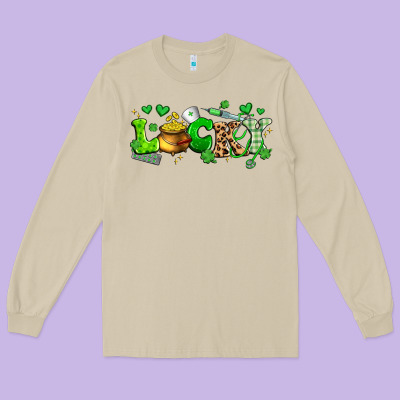 Lucky Nurse Long Sleeve Tee Designed By Artiststas