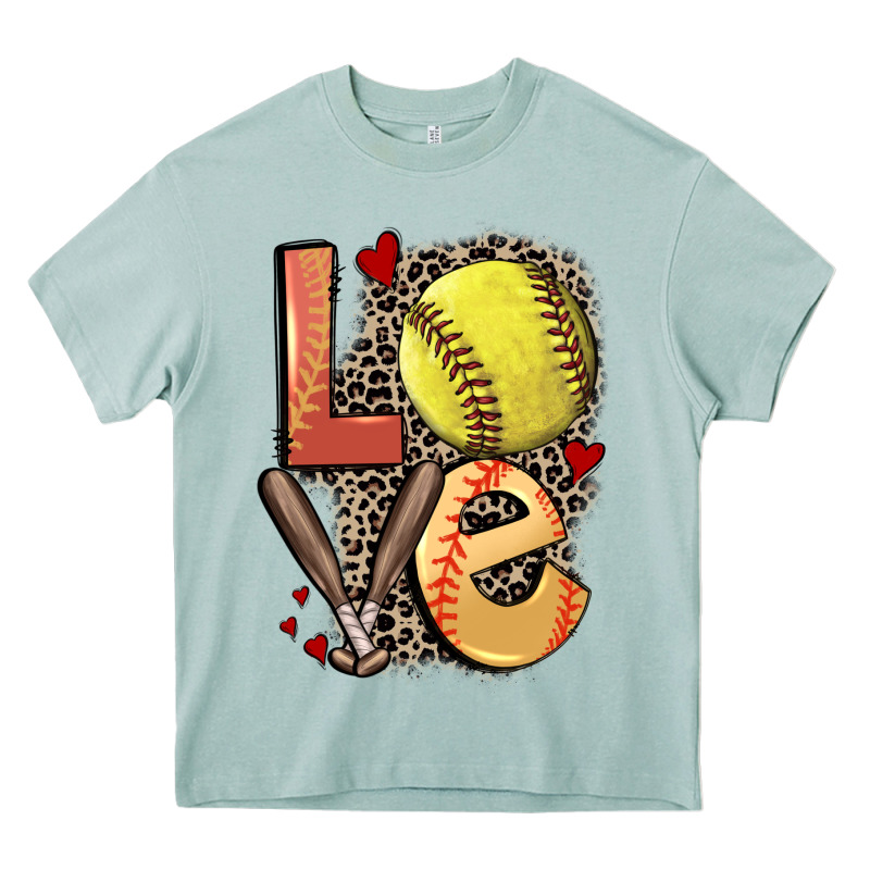 Love Softball Heavy Core Tee by FaDigitalArtStudio | Teevron