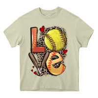 Mossy love softball Heavy Core Tee - FaDigitalArtStudio