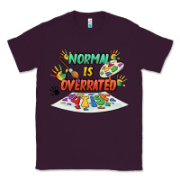 Plum Normal is overrated Classic Tee - FaDigitalArtStudio