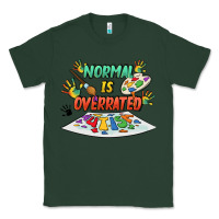 Sports Green Normal is overrated Classic Tee - FaDigitalArtStudio