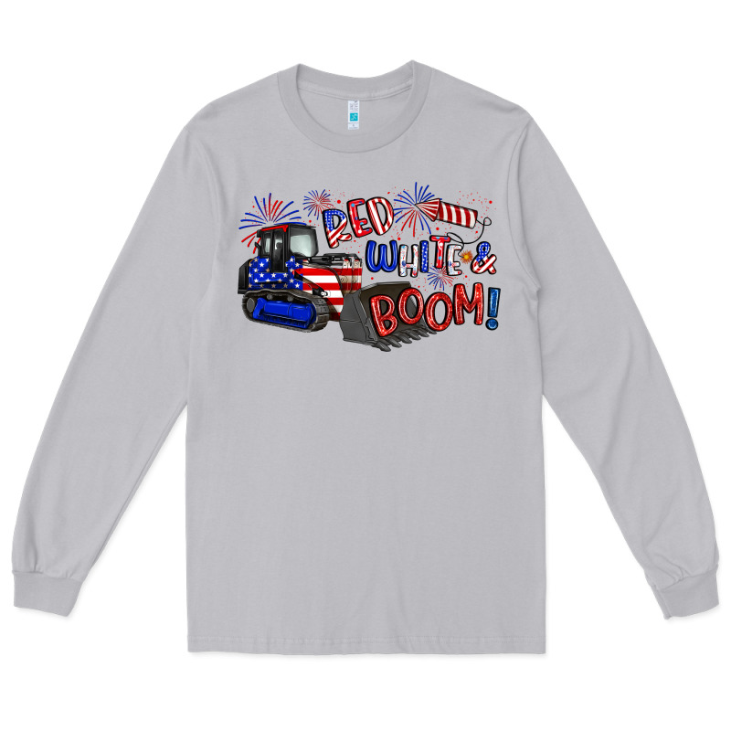 Red White And Boom Long Sleeve Tee by Artiststas | Teevron