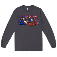 Smoke red white and boom Long Sleeve Tee - Artiststas