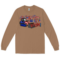 Toasted Coconut red white and boom Long Sleeve Tee - Artiststas