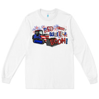 White red white and boom Long Sleeve Tee - Artiststas
