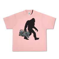 Salmon bigfoot beatbox boom box retro   bigfoot boom box Urban Heavy Tee - DesigneFamous