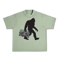 Oil Green bigfoot beatbox boom box retro   bigfoot boom box Urban Heavy Tee - DesigneFamous