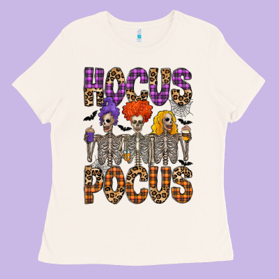 Hocus Pocus Ladies Tee Designed By Cowhidedigitalart